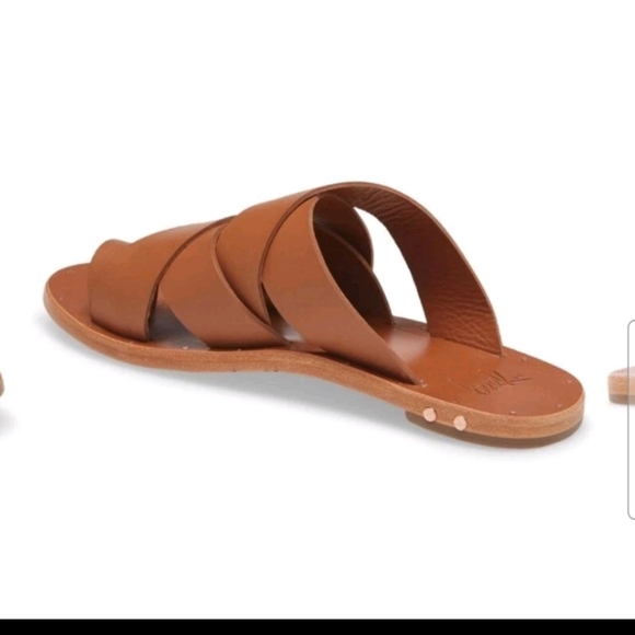 Beek Womens Brown Weaver Toe Loop Handcrafted Leather Comfort Sandal 10 - Picture 3 of 15